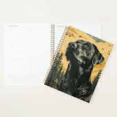 Vintage Black Labrador Retriever Postings Planer (Anzeige)