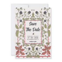 Vintage BlackBerry im Herbst Save the Date
