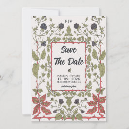 Vintage BlackBerry im Herbst Save the Date