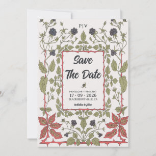Vintage BlackBerry im Herbst Save the Date