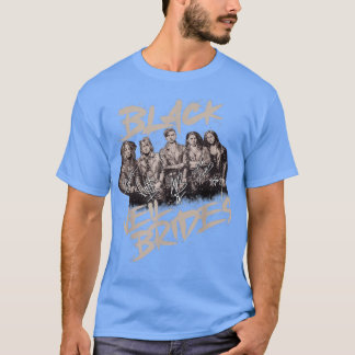 Vintage Blacks Veils Art Birds Band Music Legend  T-Shirt