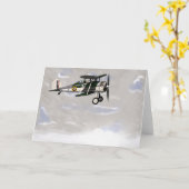 Vintage Blankekarte Karte (Gelbe Blume)