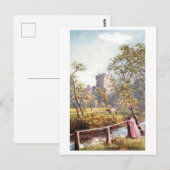 Vintage Blarney Castle, Irland, Postkarte (Vorne/Hinten)