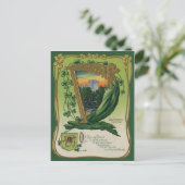 Vintage Blarney Castle St Patrick's Grußkarte Postkarte (Stehend Vorderseite)