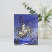 Vintage Blase Postkarte (Stehend Vorderseite)