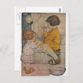 Vintage Blasen Postkarte (Vorne/Hinten)