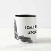 Vintage Blasenkamera mit Filmrolle Tasse (Zentrum)