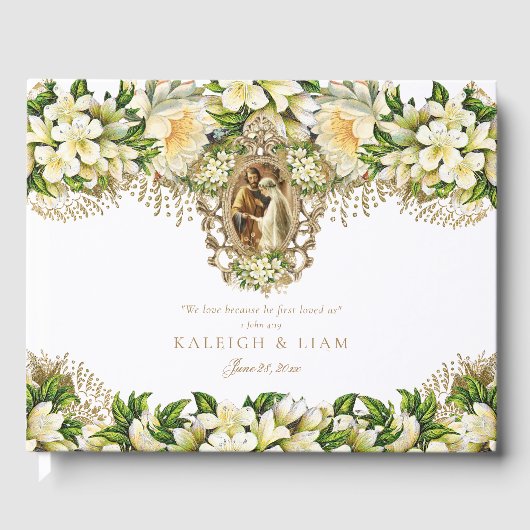 Vintage Bläsereihe Gästebuch (Vorderseite)