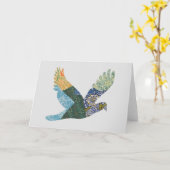 Vintage Bläserkarte Serie 1 Karte (Gelbe Blume)