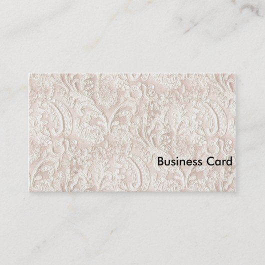 Vintage, blassrosa Oberfläche Visitenkarte (Vorderseite)