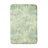 Vintage Blätter aus Palmen mit tropischer Badewann Badematte (Vorderseite Vertikal)