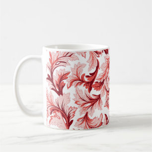 Vintage Blätter aus Spirale, dekorativ. Kaffeetasse