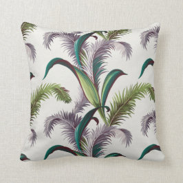 Vintage Blätter Barklappen Kissen