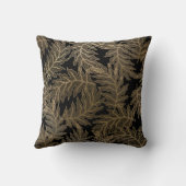 Vintage Blätter Barock Kissen (Rückseite)