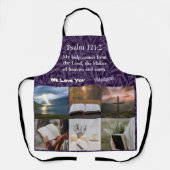 Vintage Blätter Christliche Geschenke für Frauen V Schürze (Vorderseite)