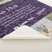 Vintage Blätter Christliche Geschenke für Frauen V Sherpadecke (3/4)