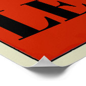 Vintage Blätter, DE, Text bearbeiten, Poster (Ecke)