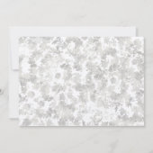 Vintage Blätter der japanischen Vogelzweige Einladung (Rückseite)