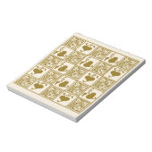 Vintage Blätter Notizblock (Rotiert)