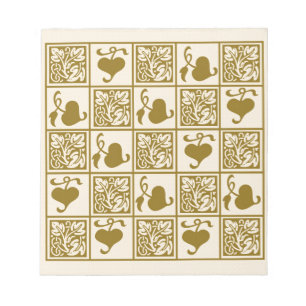 Vintage Blätter Notizblock