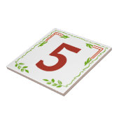 Vintage Blätterblätter Fliese (Seite)