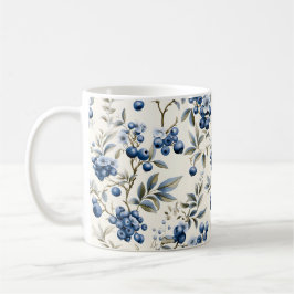 Vintage Blaubeere Kaffeetasse