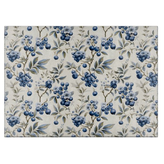 Vintage Blaubeere Schneidebrett (Vorderseite)