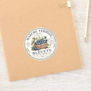 Vintage Blaubeeren Etikett