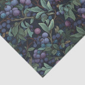 Vintage Blaubeeren Seidenpapier (Ausschnitt)