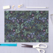 Vintage Blaubeeren Seidenpapier (Handwerk)