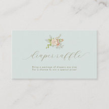 Vintage blaue botanische Blume Windelung