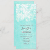 Vintage blaue Hochzeitsprogramme Programm (Vorne/Hinten)