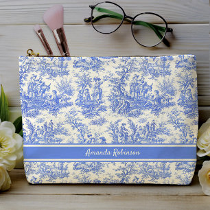 Vintage blaue Joule Zubehörtasche