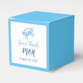 Vintage blaue Krabbe für Hochzeiten Geschenkschachtel (Vorderseite)