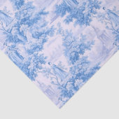 Vintage blaue Kröte Seidenpapier (Detail)