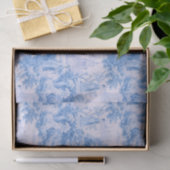 Vintage blaue Kröte Seidenpapier (Geschenk)
