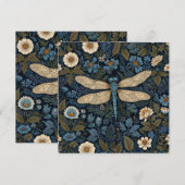 Vintage blaue Libelle (Vorne/Hinten)