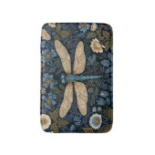 Vintage blaue Libelle Badematte (Vorderseite Vertikal)