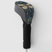 Vintage blaue Libelle Golf Headcover (angewinkelt)