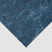 Vintage blaue Marmorsteine Seidenpapier (Detail)