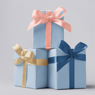 Vintage blaue Papiertücher Geschenkpapier Set