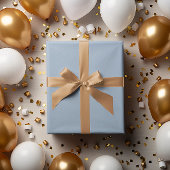 Vintage blaue Papiertücher Geschenkpapier Set