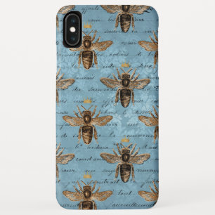 Vintage Blauer Honigbiene Case-Mate iPhone Hülle