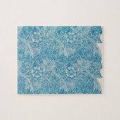 Vintage Blauer Marigold Puzzle (Horizontal)