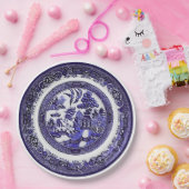 Vintage Blauer Wildpattern ca. 1790 Pappteller (Party)