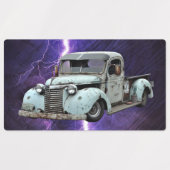 Vintage Blaulastwagen Etiketten (Design 2)