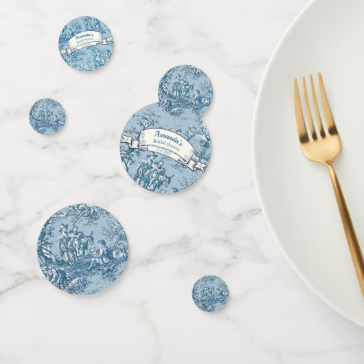 Vintage bläuliche aquamarine Jouilette Konfetti (Gruppe)