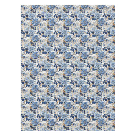 Vintage Blautönen Tischdecke