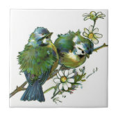 Vintage Blauwild Fliese (Vorderseite)