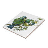 Vintage Blauwild Fliese (Seite)